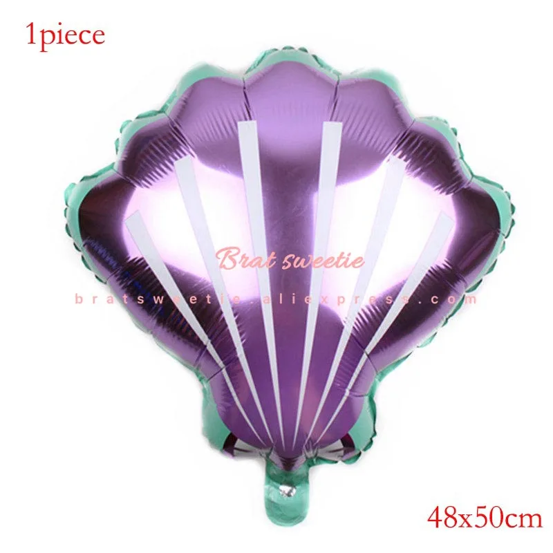 1pc beike balloon Вечерние украшения для баннеров с изображением Русалочки для вечеринки в честь Дня Рождения - Цвет: 1pc beike balloon