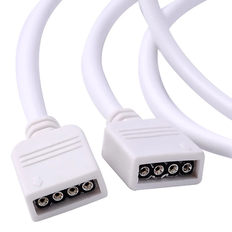 Горячие 4 Pin 1 м ленты расширения RGB LED кабель светодиодные полосы света разъем LFD |
