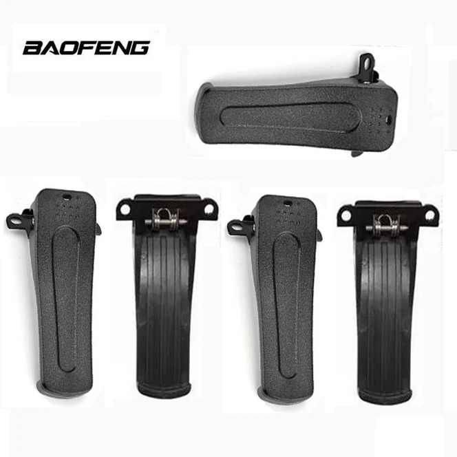 Оригинальные 5 шт. задние зажимы BaoFeng bf 888s Зажим для ремня uv b5 b6 6r запчасти Радио