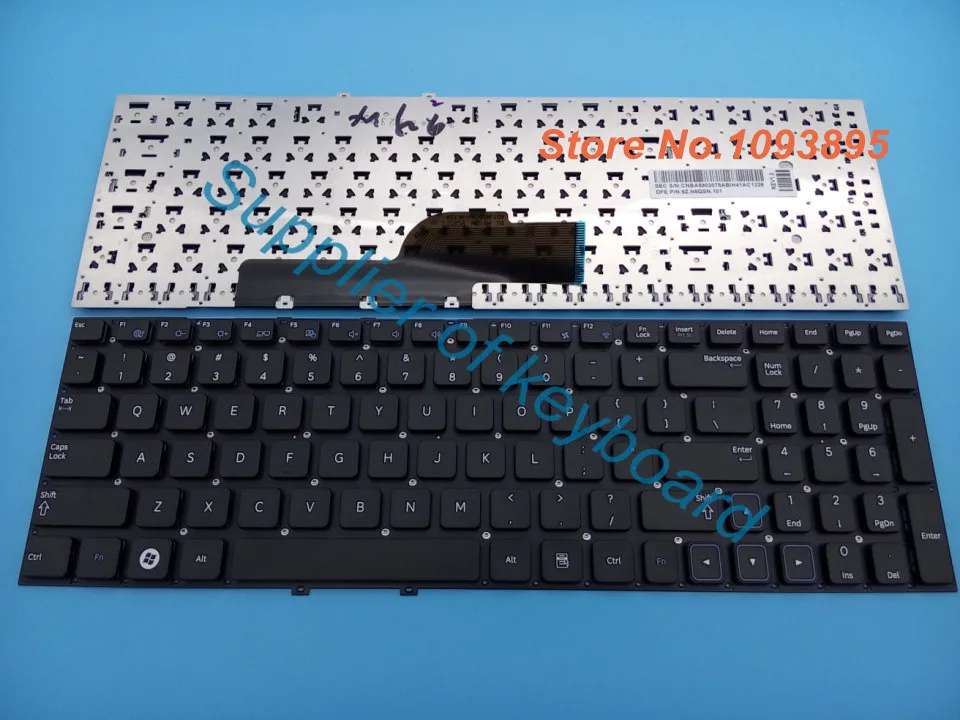 Новая английская клавиатура для SAMSUNG 300E5A 305E5A 300V5A 305V5A 300E5X NP300E5A NP300V5A черная