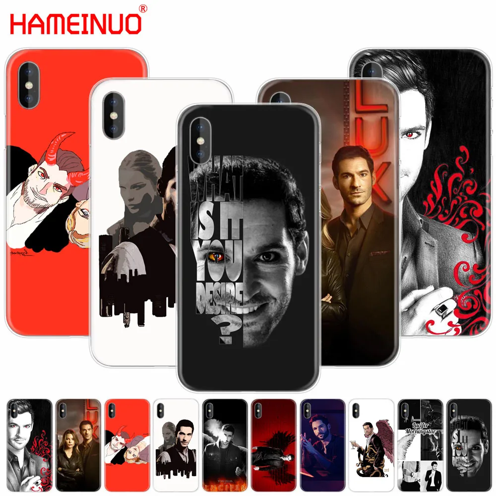 hameinuo lucifer tv show cell phone cover case for iphone x 8 7 6 4 4s 5 5s se 5c 6s plus free global shipping