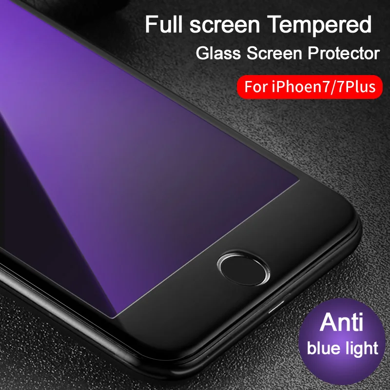 Vpower для iPhone 7/ 7 plus закаленное стекло защиты экрана ультратонкая 3D мягкая боковая