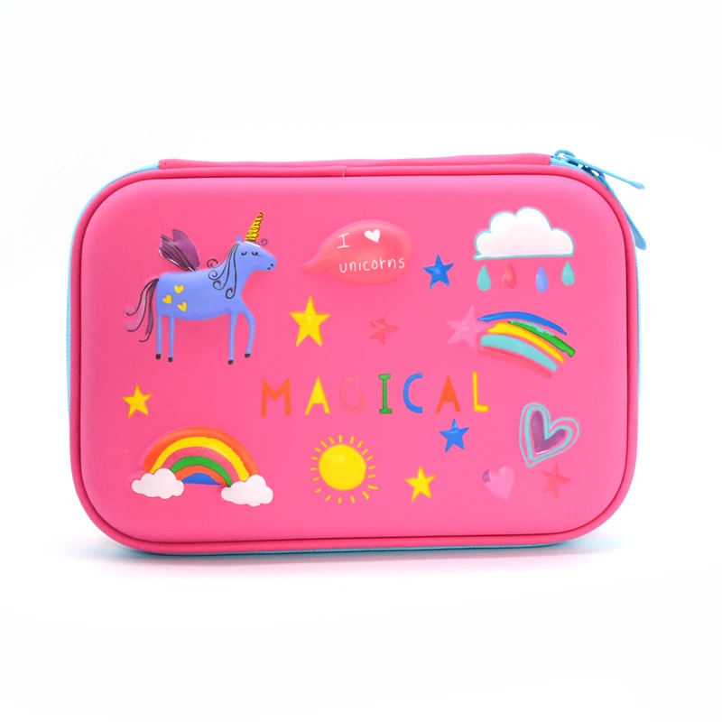 Пенал Единорог EVA Estojo Escolar Kalem Kutusu Etui Pencilcase Papelaria Box Estuche Lapices School Shark Astuccio Scuola