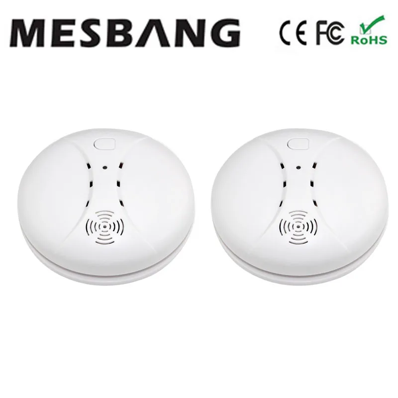 

wireless smoking detector wireless smoking sensors Independent smoking sensor for GSM alarm system free shipping