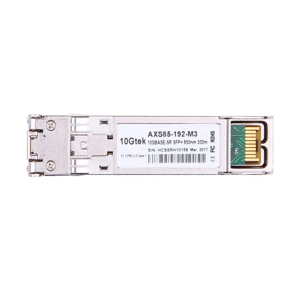 10 Gtek Gb 300 M SFP SR для Mikrotik S + 85DLC03D 10G 10GBASE приемопередатчик 10GbE модуль MMF