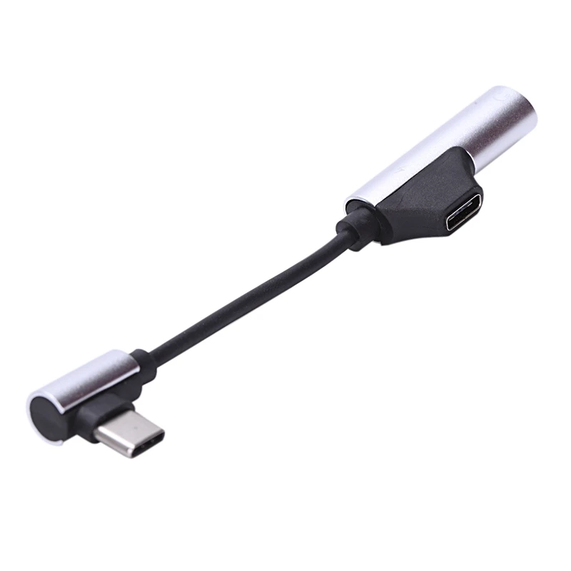 Локоть type C адаптер для мобильного телефона/зарядка и прослушивание музыки два в
