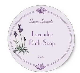 1 5 дюймовая этикетка для мыла лаванды классическая круглая наклейка|sticker round|stickers