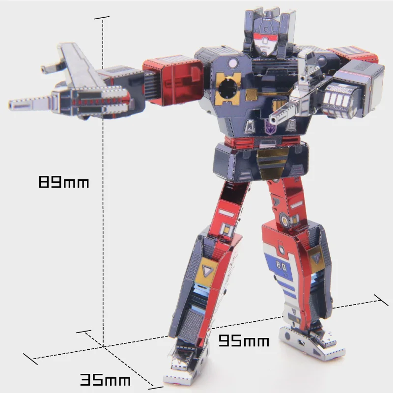 MU кассета лента Laserbeak Ravage Frenzy Rumble 3D металлические наборы DIY сборный пазл Лазерная