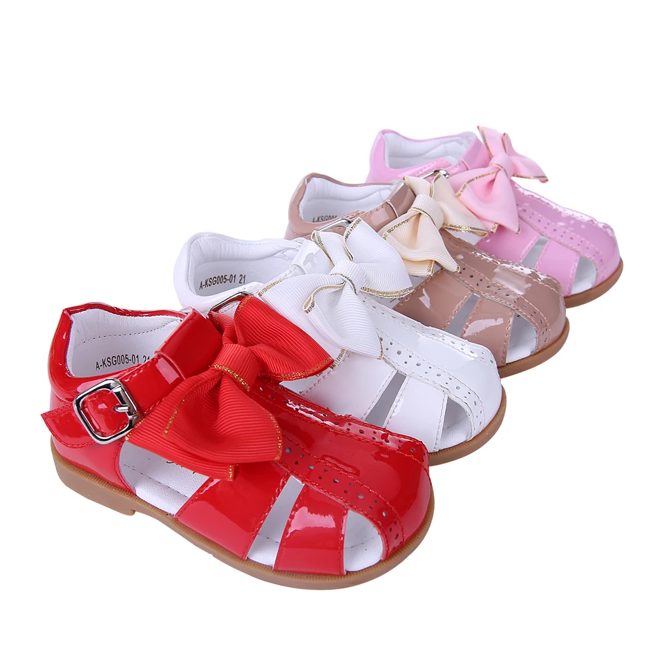 Pettigirl Girls сандалии из микрофибры платье принцессы с бантом Детская обувь на лето