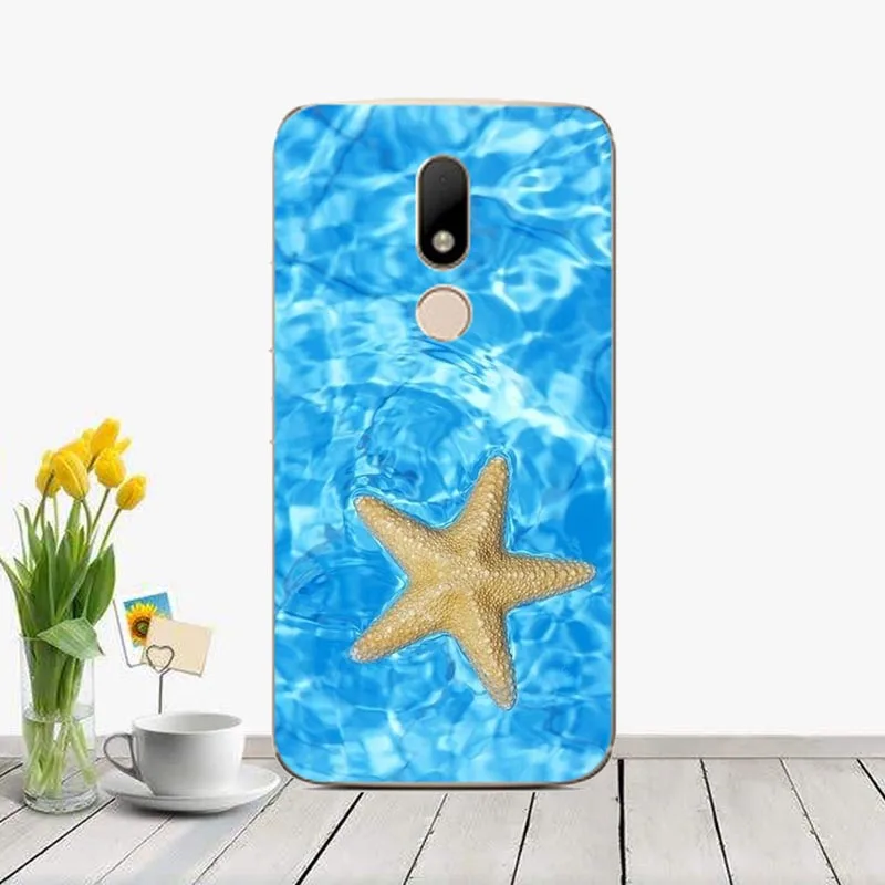J27 Мягкий силиконовый чехол для Motorola Moto M XT1662 XT1663 розовый чехол с милыми животными чехол с принтом для Moto M задняя крышка Capas Fundas - Цвет: J27