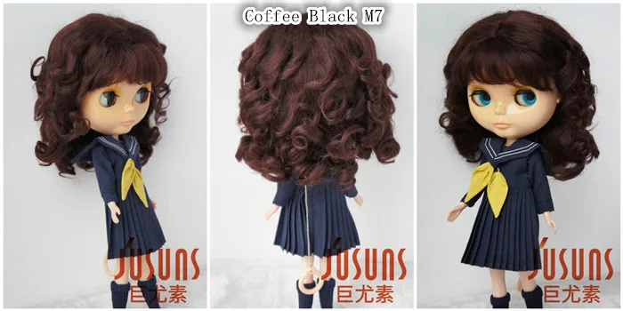 D20313 1/3 SD BJD мохеровые кукольные парики принцесса длинный курчавый BJD парик Размер 8-9 дюймов 9-10 дюймов аксессуары для кукол