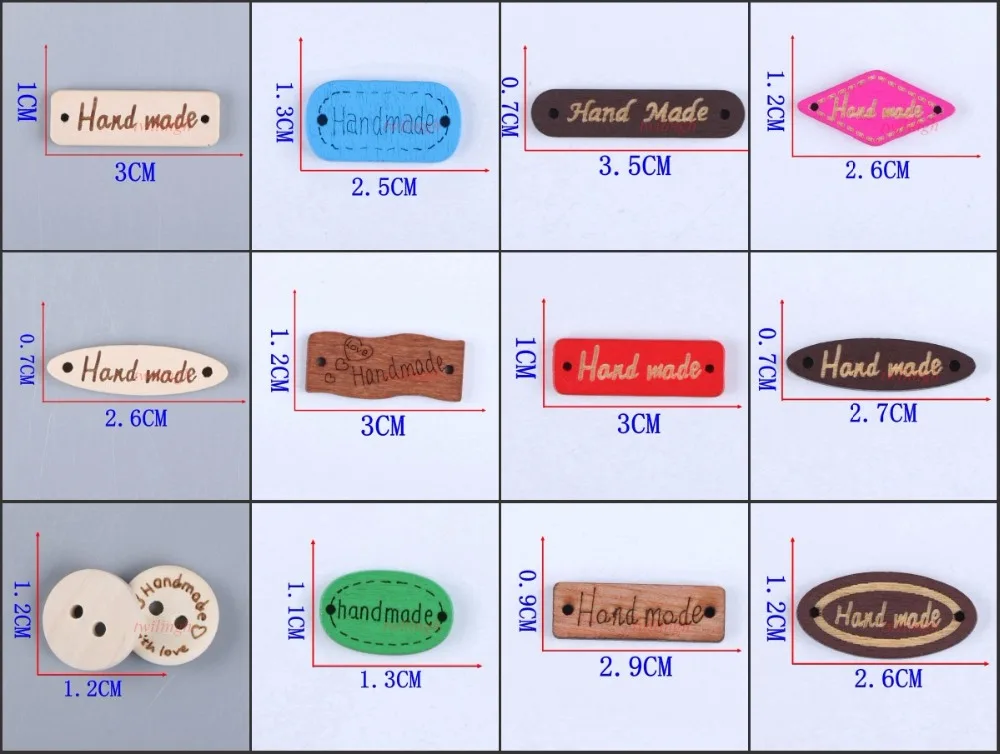 50 шт. деревянные пуговицы с двумя отверстиями|sewing buttons|buttons sewingwood sewing buttons |
