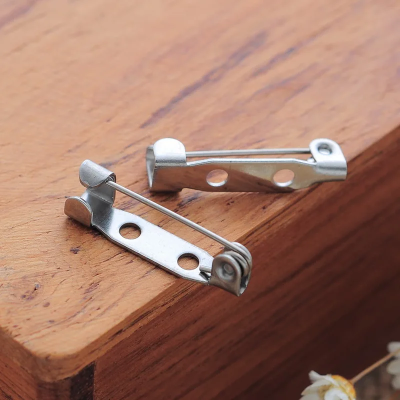 Белая к булавка из нержавеющей стали брошь 19mmx5mm 20|Ювелирная фурнитура и