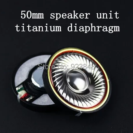 

Динамик гарнитура 50 мм титановая диафрагма класса fever hifi 50 мм динамик 2 шт.
