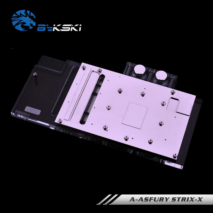 BYKSKI полное покрытие GPU Блок воды для ASUS STRIX-R9-FURY-DC3-4G-GAMING видео карты. P/N: A-ASFURY STRIX-X |