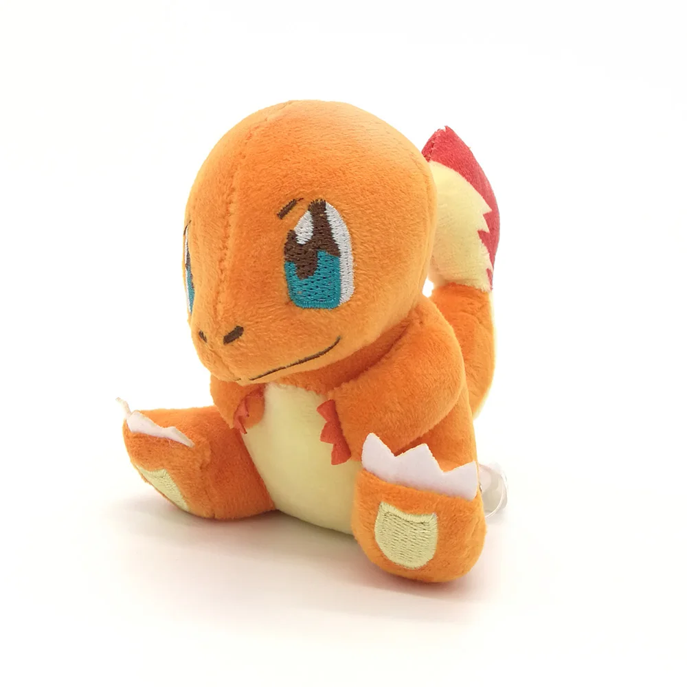 Charmande 11cm Плюшевая кукла Ditto Bewear Bulbasaur Alakazam Altaria Dragonite Chansey Gengar Charizard Charmander Diglett электрод Larvitar TYQQ - Цвет: Charmande 11cm