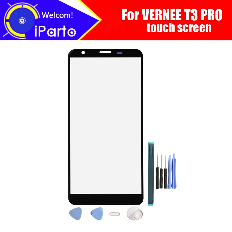Vernee T3 PRO дигитайзер сенсорный экран 100% гарантия оригинальная стеклянная панель