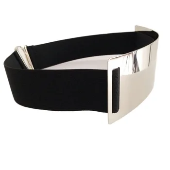 Hot Designer Belts for Woman Gold Silver Brand Belt Classy Elastic ceinture femme 5 color belt ladies Apparel Accessory bg-1368 5