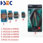 4 шт., переходник PLCC44 PLCC32 PLCC28 PLCC20 + экстрактор plcc для программатора TL866cs TL866A TL866II PLUS