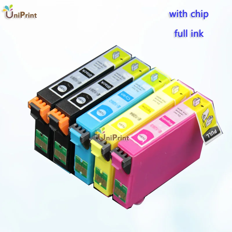 5 шт. совместимый чернильный картридж для принтера Epson WF7015 WF7525 WF7515 SX620 SX535 BX305 BX525 BX320