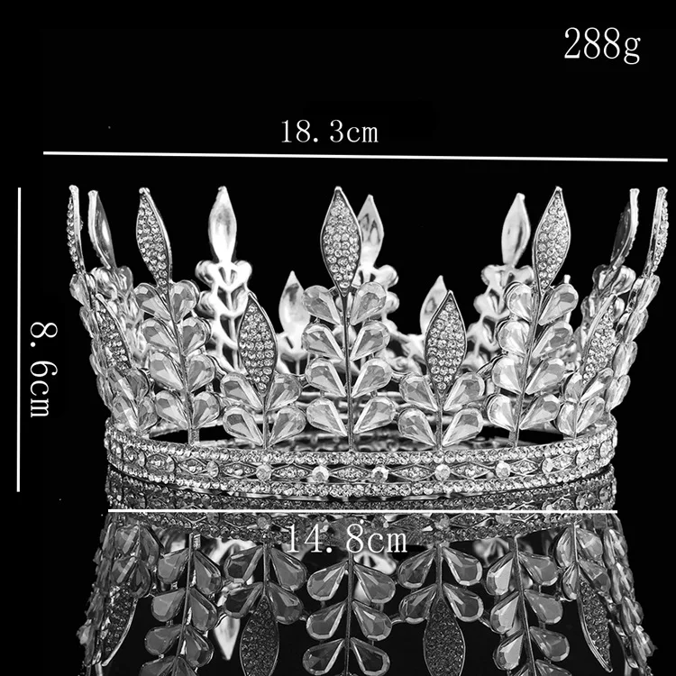 JaneVini Роскошный Золотой/Серебряный свадебный головной убор 2018 Свадебная головная