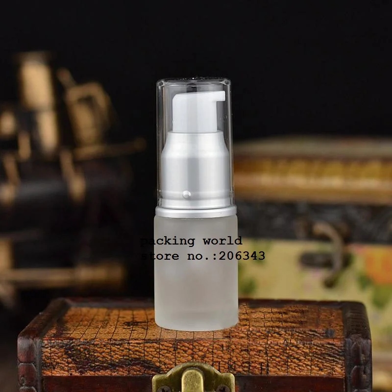 15 мл насос для отжима матового стекла лосьона эмульсии основы сыворотки эссенции