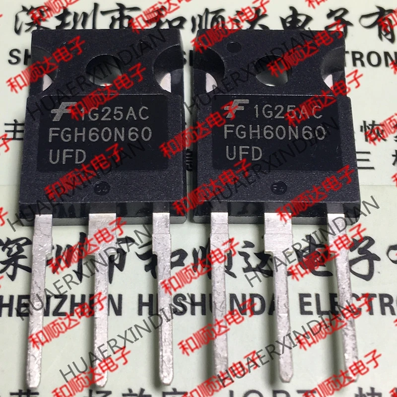 Новый оригинальный FGH60N60UFD IGBT 600V 60A TO 247|Индукторы| |