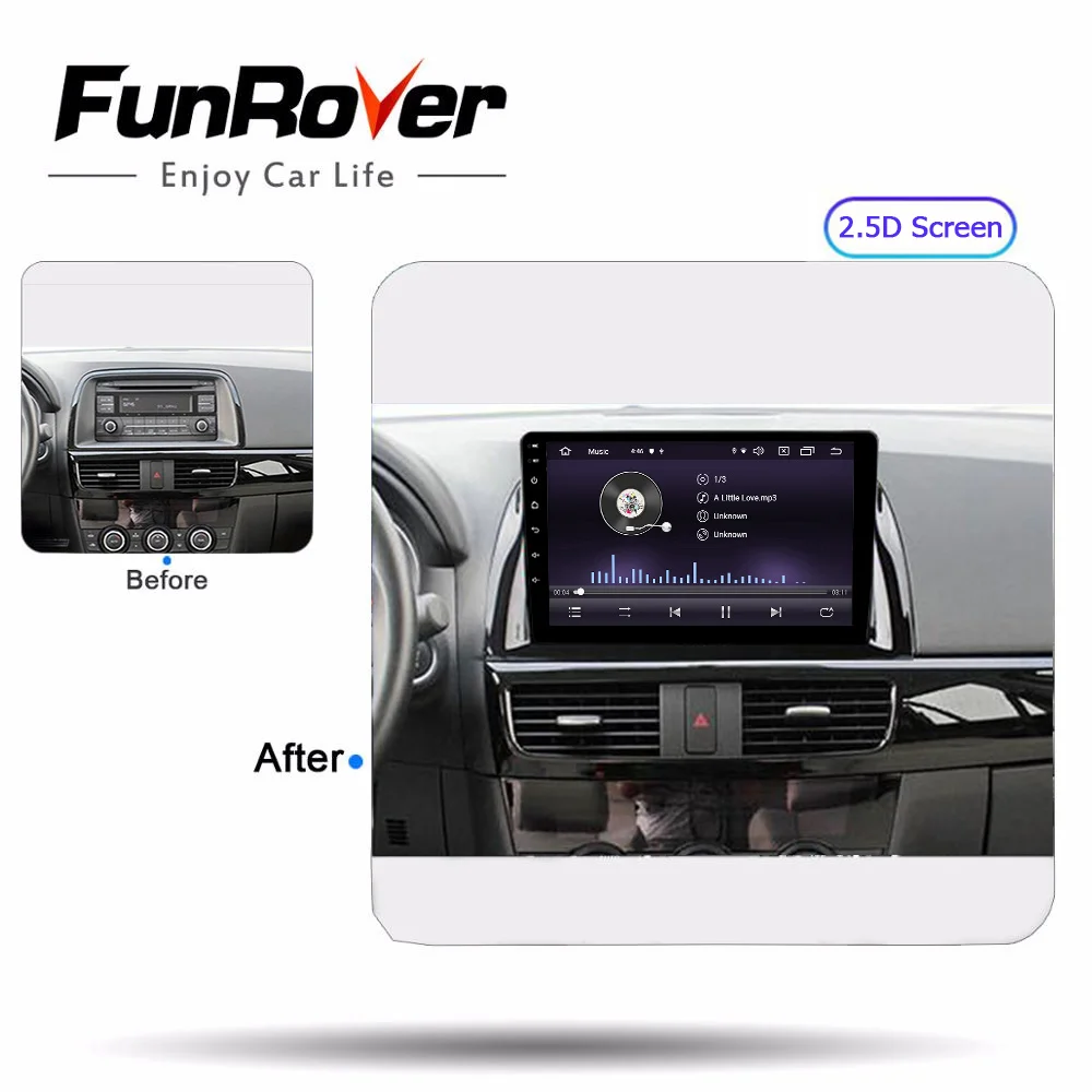 Funrover android 9,0 2.5D+ ips автомобильный dvd для Mazda CX5 CX-5 CX 5 2013- автомобильный Радио мультимедийный плеер стерео vedio gps навигация