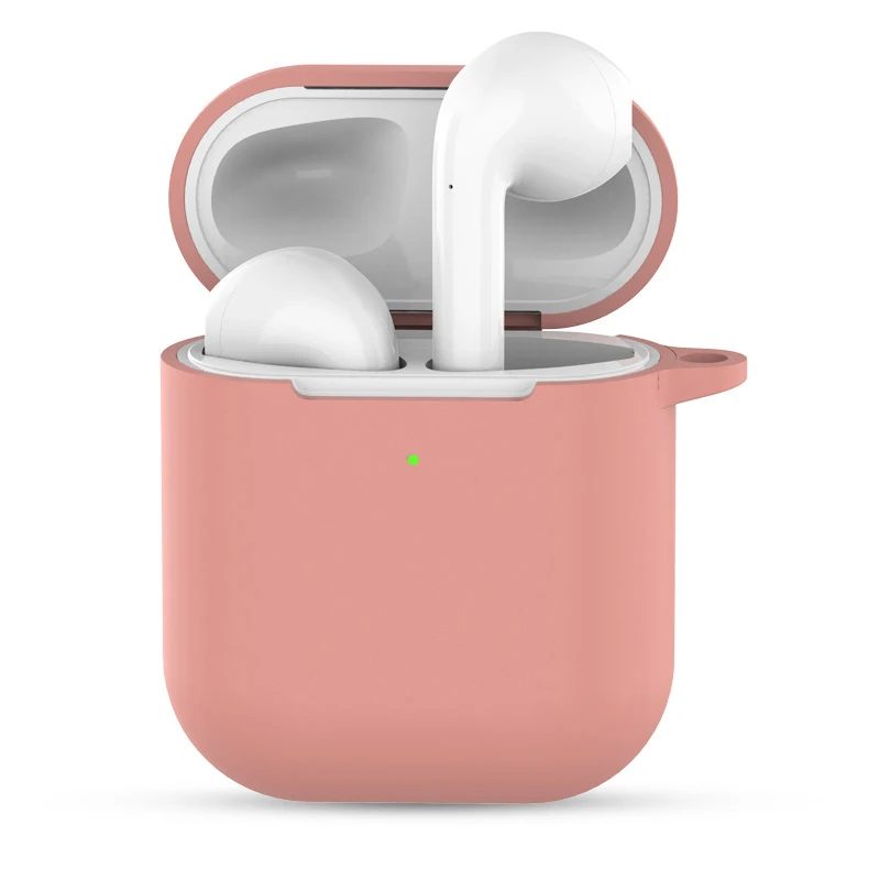 11 Чехол для наушников Apple AirPods 2 силиконовый чехол беспроводные Bluetooth наушники Air Pods защитный чехол для AirPod Silm чехол - Цвет: 11