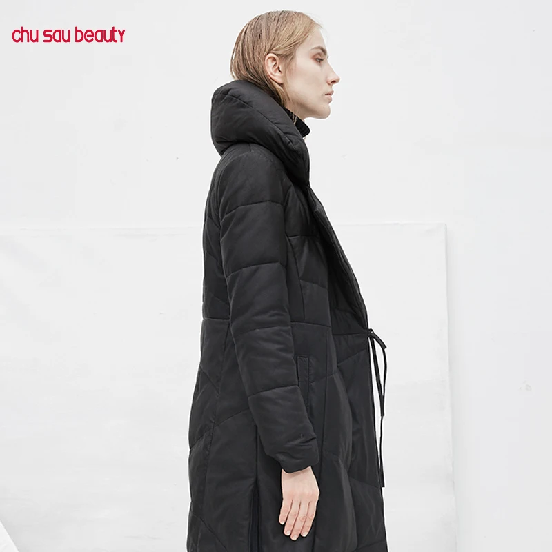 Outwear women overcoats warm women's parkas thicken winter hooded jackets ladies coats casual long parka female plus size