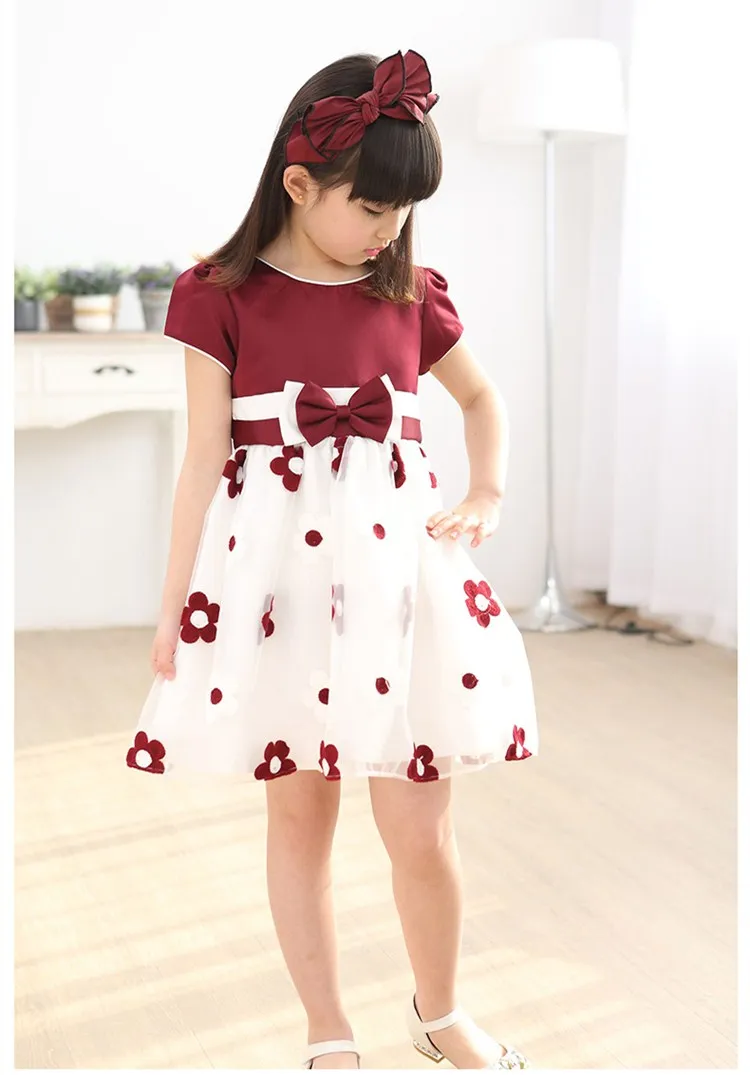 Маленькое платье принцессы для девочек 2018 новые летние шорты с круглым вырезом