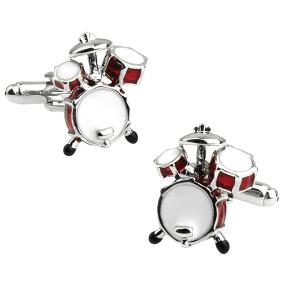 Way deng-модные мужские запонки Drum Look смокинг джентльмена рубашка Свадебная