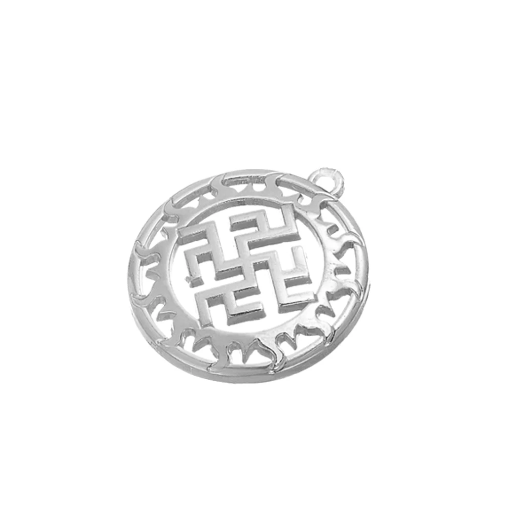 Женские Подвески в богемном стиле с квадратным славянским символом и подвеской