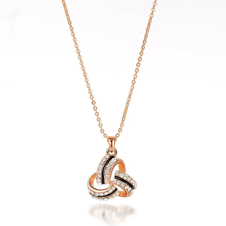 Новинка Большая распродажа Свадебные Ювелирные наборы ожерелье из розового