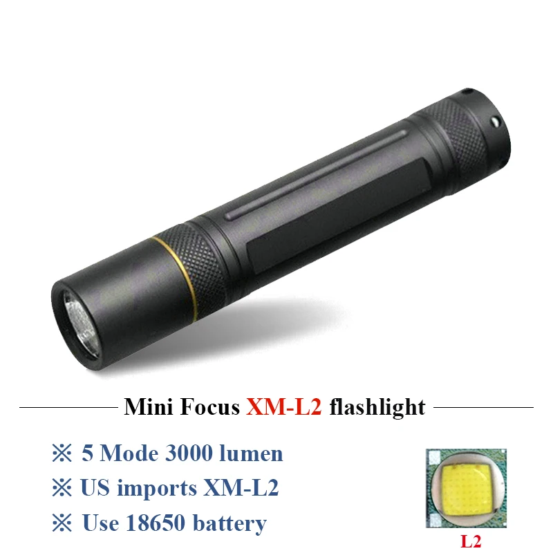 Светодиодный фонарь большой дальности 18650 xm L2 flash light тактический для охоты linterna