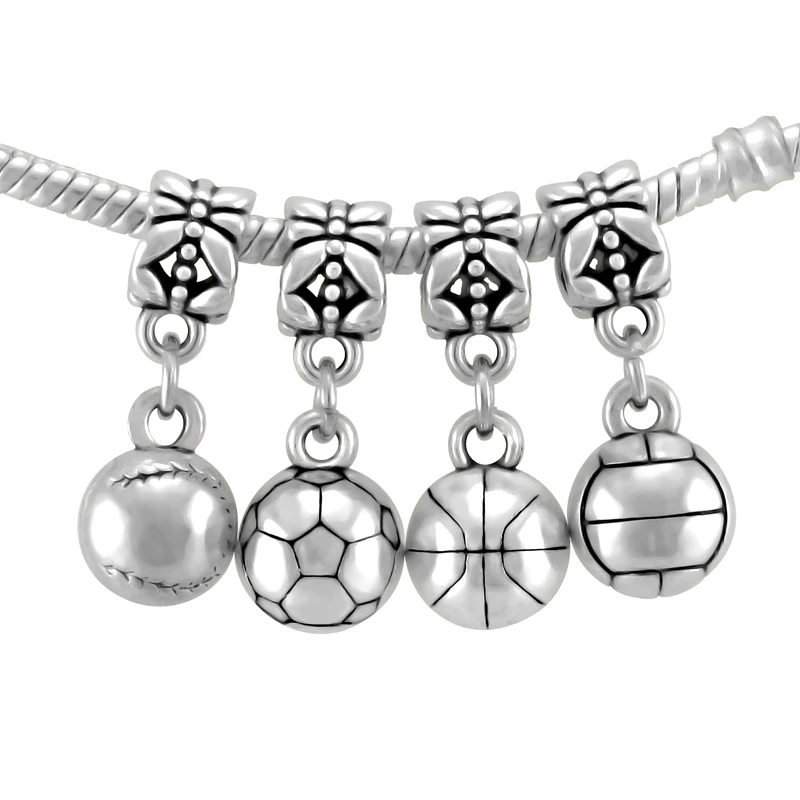 Оптовая продажа 100 шт./лот Медведь Тедди Лебедь животные шармы подходит Pandora Шарм