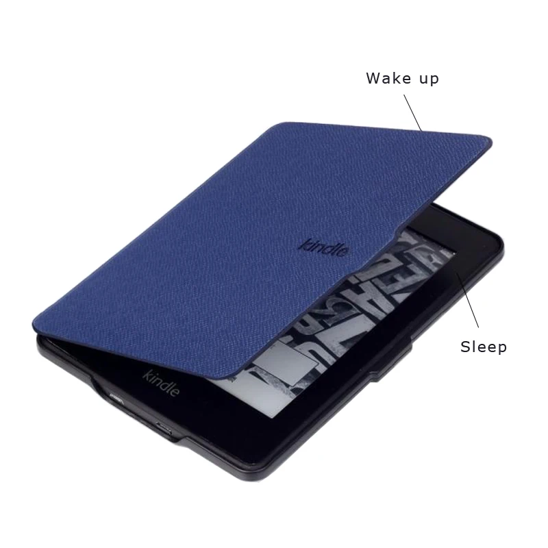 Чехол для funda Kindle Paperwhite 1, 2, 3, 6 дюймов, супертонкий чехол с функцией автоматического пробуждения/сна, смарт-чехол из искусственной кожи для Kindle Paperwhite 3 capa para