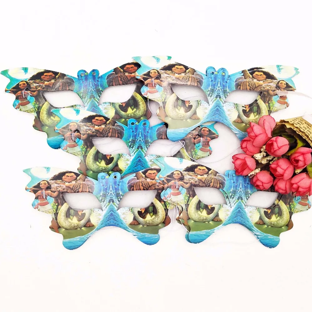 10 шт./компл. с героями мультфильма Моана Принадлежности для тематической