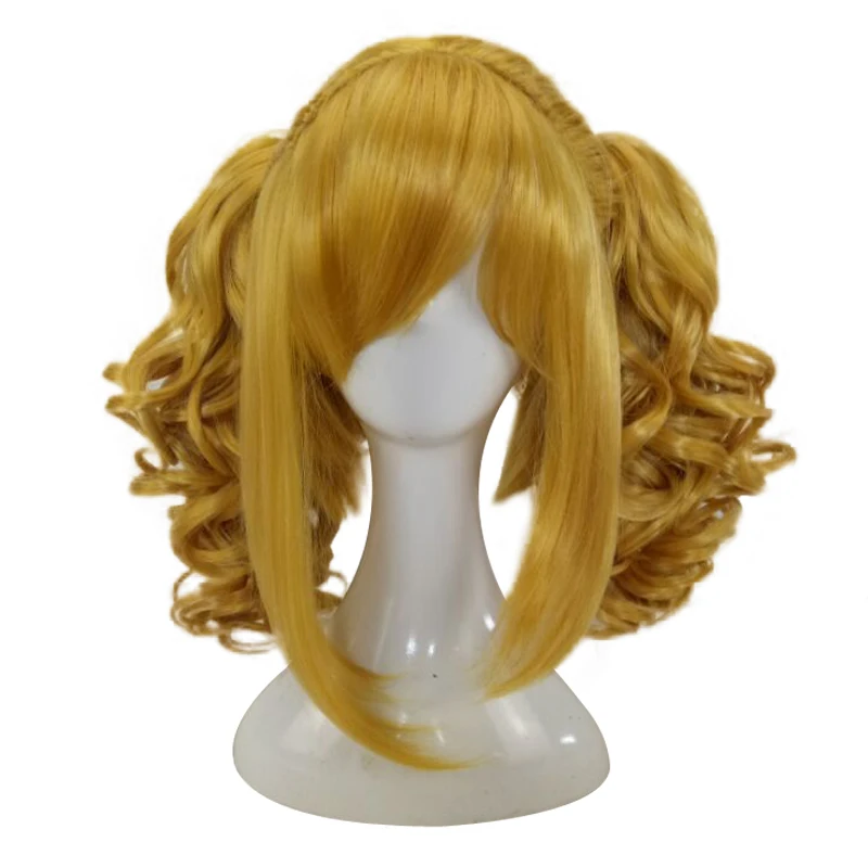 HAIRJOY женские 70 см длинные синие Смешанные розовые волнистые плетеные 2 хвостика Синтетические партии косплей парик 15 видов цветов доступны