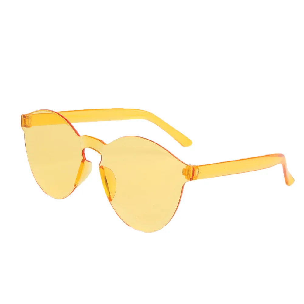 Мужские и женские прозрачные велосипедные очки конфетных цветов бескаркасные