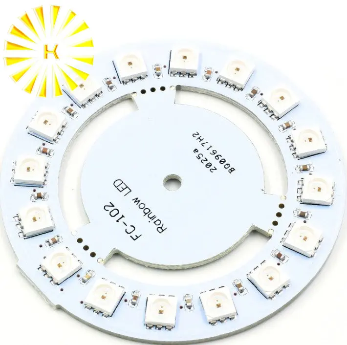 WS2812 16 бит LED s Встроенный полноцветный Привод Лампа WS2811 5050 RGB светодиодная