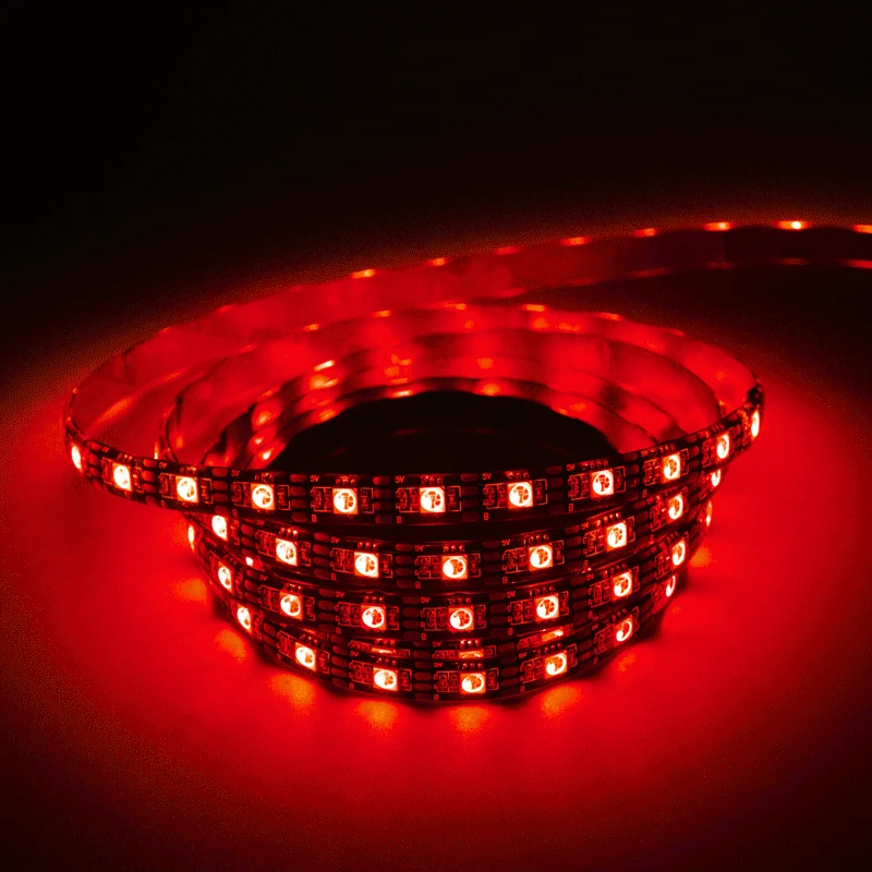 Гибкая светодиодная лента 5 в постоянного тока USB 5050 RGB 1 м 2 для фосветильник