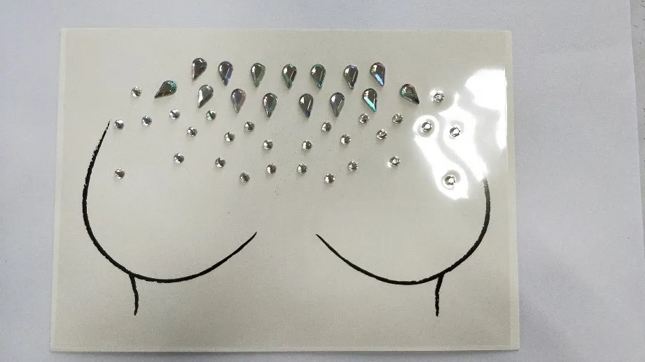 Наклейка Bindi Ручной Работы Бохо и Племенной Стиль тела Декор стикер можно наклеить на самоклеющиеся драгоценные камни грудь наклейка на сосок
