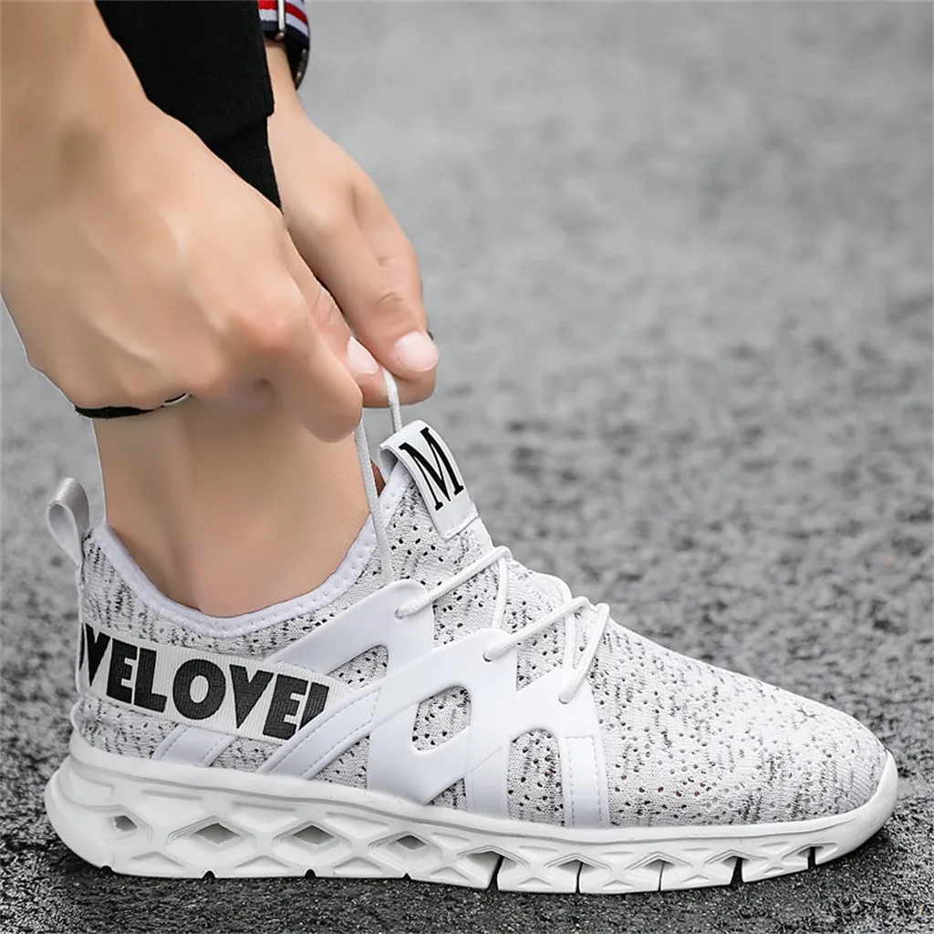 Спортивная обувь мужские кроссовки с буквенным принтом мужская повседневная