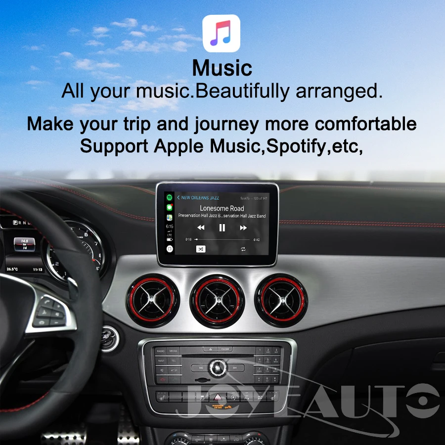 Joyeauto Wifi Wireless Carplay Android Auto Mirror Retrofit for Mercedes C CLA CLS class NTG 5.1 5.2 5.5 support Reverse Camera