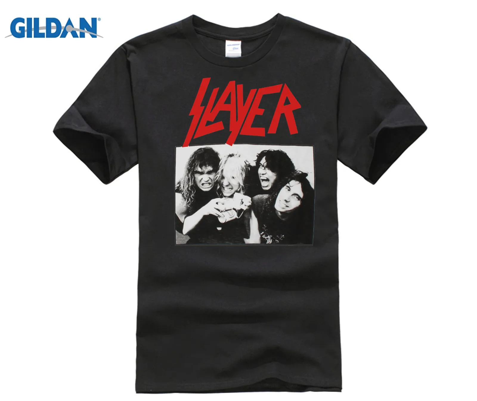 Горячие предложения группа Slayer белая футболка Дейв Ломбардо Джефф ханнеман том