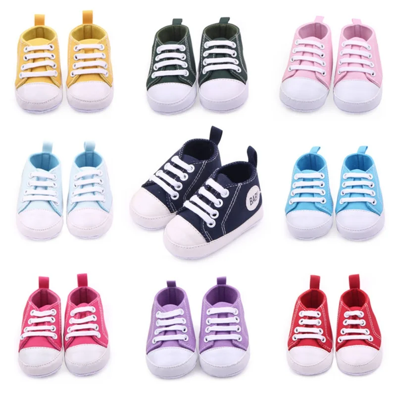 

NewBorn First Walker Infant Baby Boy Girl Kid Soft Sole Shoes Sneaker Born 0-12 Months