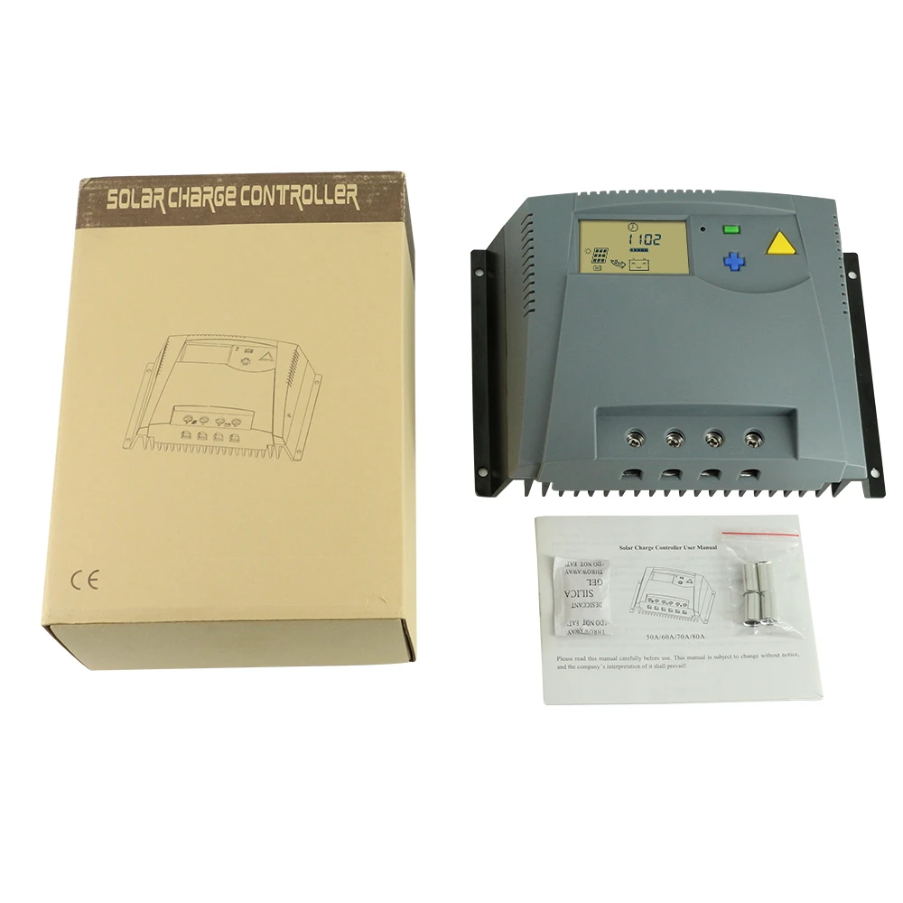 100A блок управления установкой на солнечной батарее 12V 24V Авто или 48V ЖК-дисплей домашняя Солнечная Системы Батарея Контроллер заряда Напряжение регулятор высокое качество