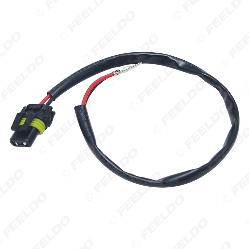 FEELDO 1 шт. комплекты автомобильных H11-Pin 9005/9006 Женский Кабель питания HID