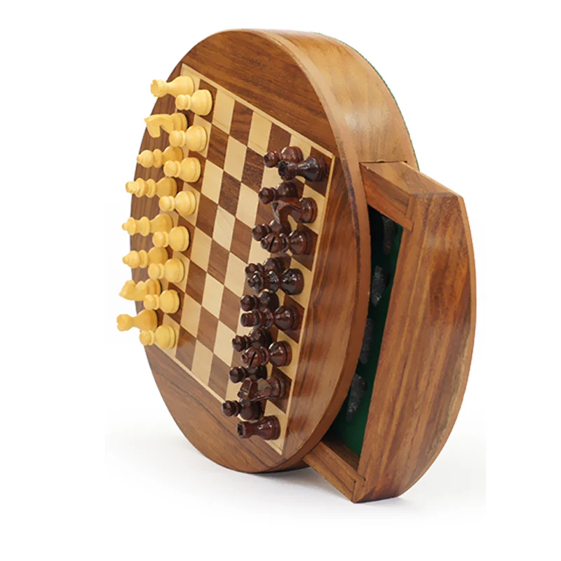 Комплект деревянных шахматных фигур BSTFAMLY портативная игра магнитных